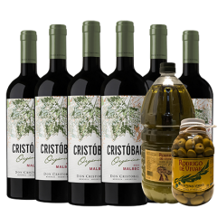 Cristóbal Orgánico Malbec + Combo Oliva
