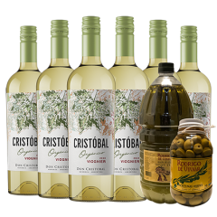 Cristóbal Orgánico Viognier + Combo Oliva